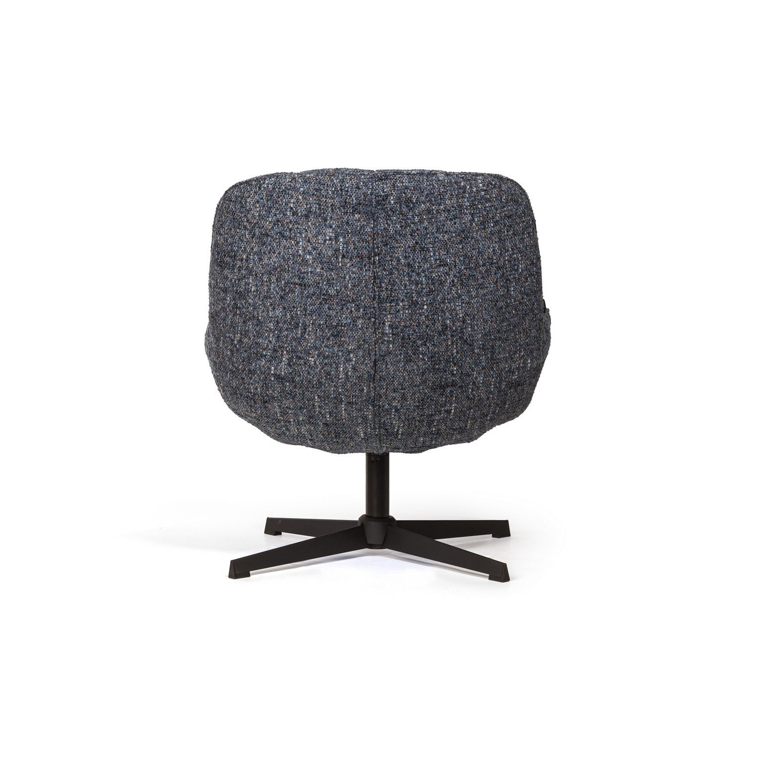 Кресло с кручением Mateo, букле биколорный синий