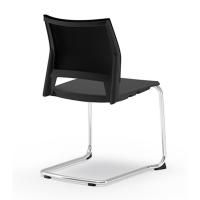 Стул пластиковый Gaius на полозьях, с сеткой