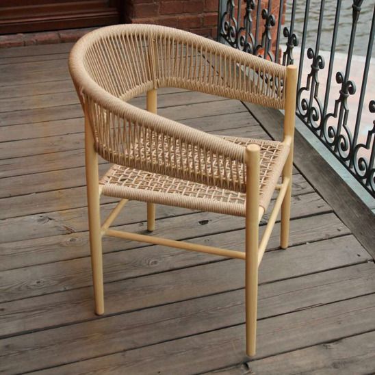 Кресло Форментера плетеное, бежевое