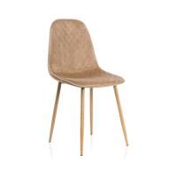 Стул Capri на металлокаркасе, бежевый