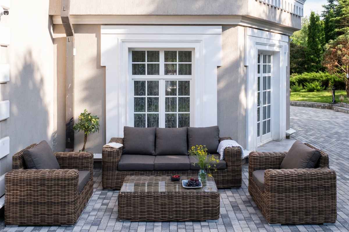 "Палермо" лаунж-зона из искусственного ротанга