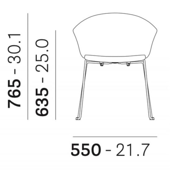 Кресло пластиковое Форта, зеленый