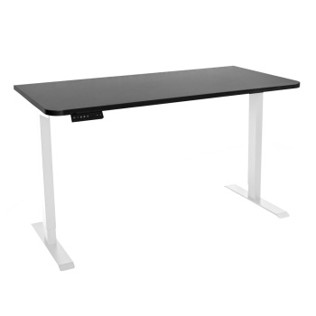 Стол с регулировкой высоты электрический LuxAlto LA-T33-2AR2 белый/черный ЛДСП 140*70*2.5