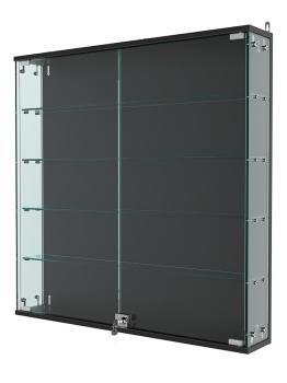 Витрина "АТРИУМ" настенная №4-1, Черный