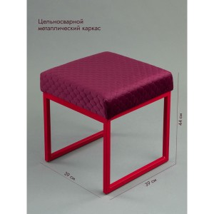 Банкетка Марсей 40-44 (бордовый/красный)