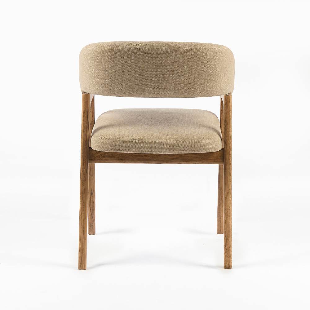 Стул Эйко массив дуба рич рогожка ореховый