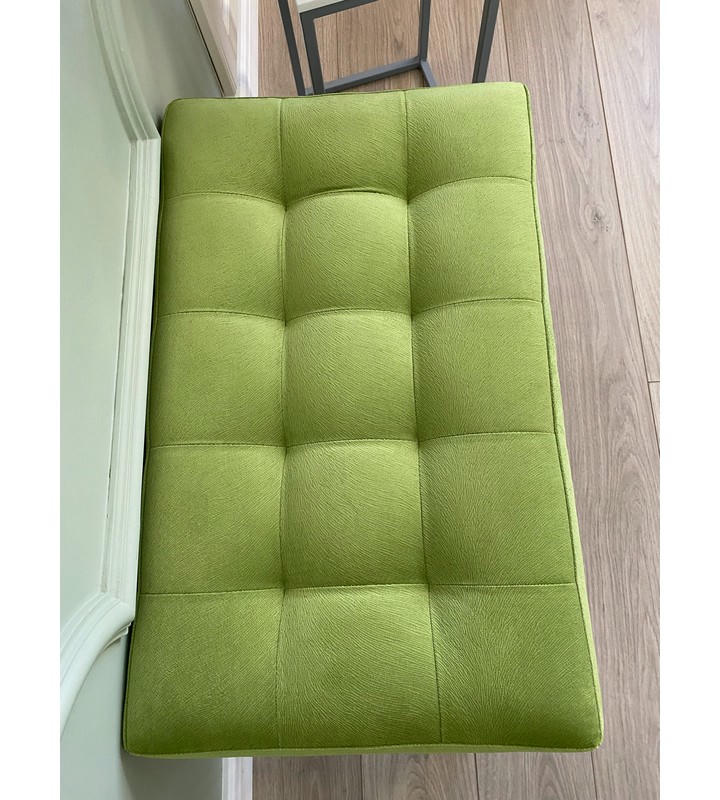 Банкетка Сканди-60 (салатовый/черный)