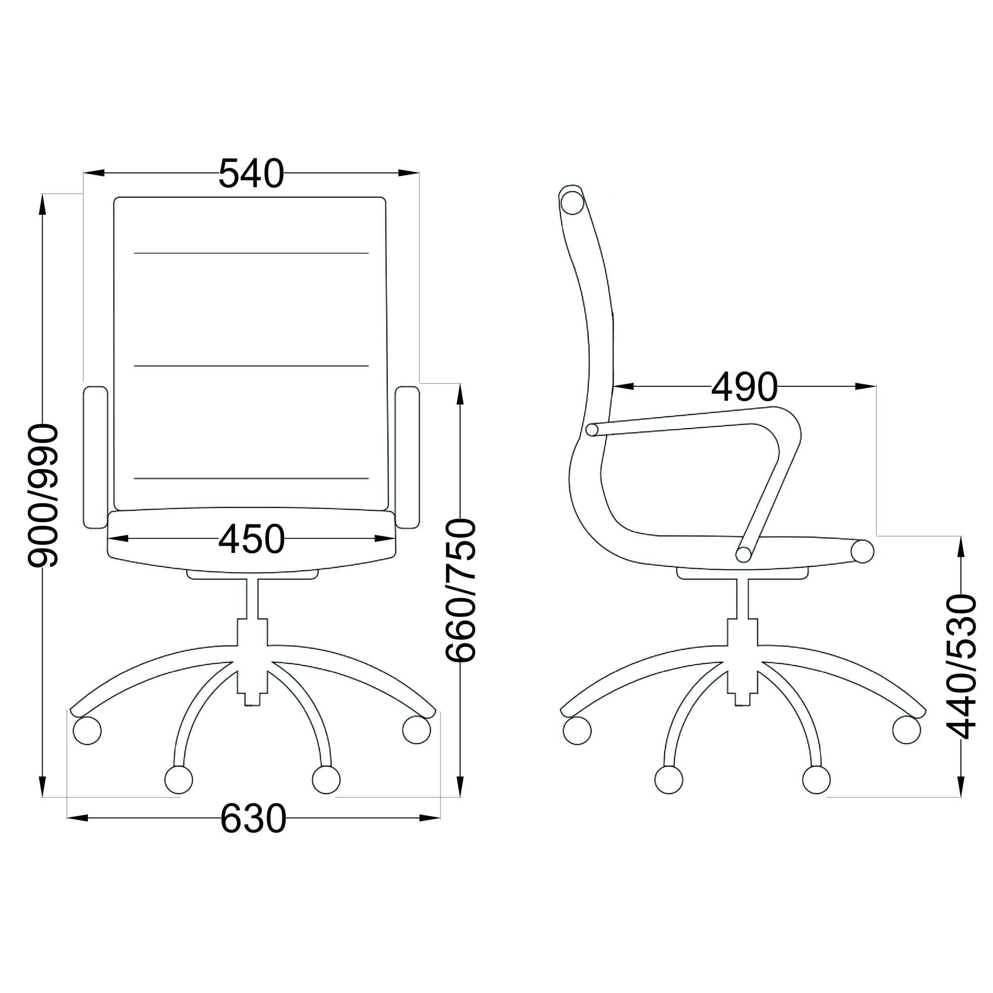 Кресло поворотное Emmanuel, кремовый, экокожа