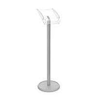 ДЕЛЕГАТ А4 Стойка-накопитель серая