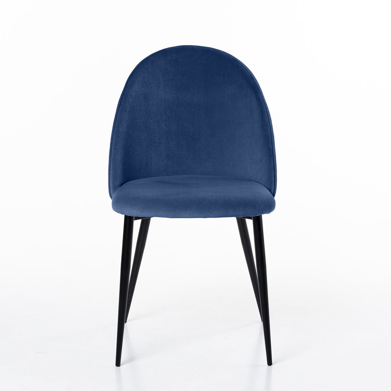 Стул Маркус, бархат синий 29