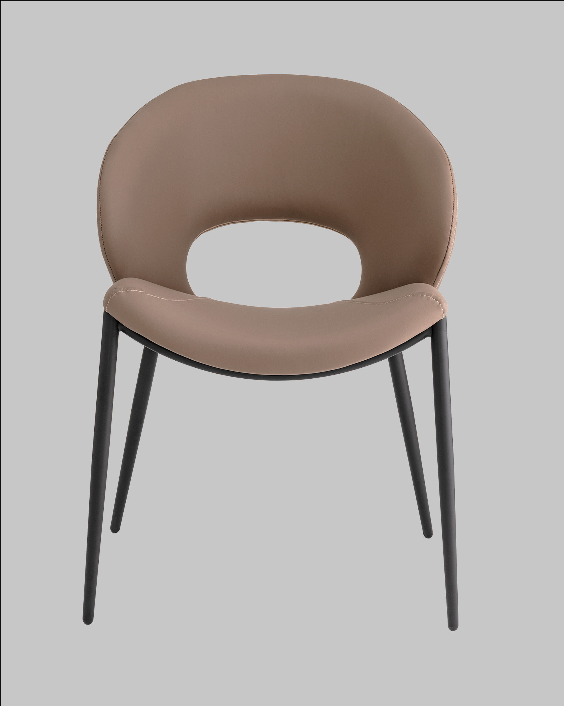 Стул Вивьен иск.кожа светло-коричневый