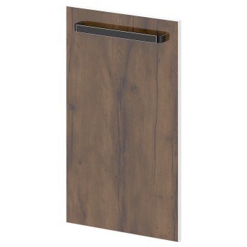 Двери низкие лаковые ЛЕВЫЕ L-013, L-014 Grace Nativeцвет Дуб Линдберг Темный и Бетон Пайн