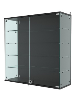 Витрина "АТРИУМ" настенная №4-1Г, Черный