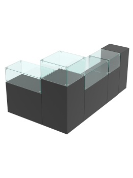 Комплект прилавков "РИВОЛИ" №10, Черный