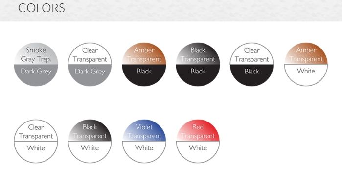 Стул пластиковый Miss Bibi черный, прозрачный