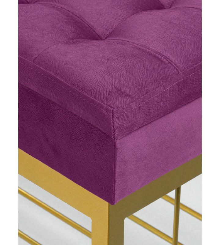 Банкетка Н-76 (золото/фуксия)