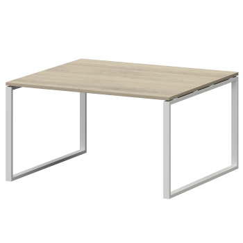 Стол переговорный на металлокаркасе Смарт СМСП-О-12.123.Пр25 Кронберг/Белый