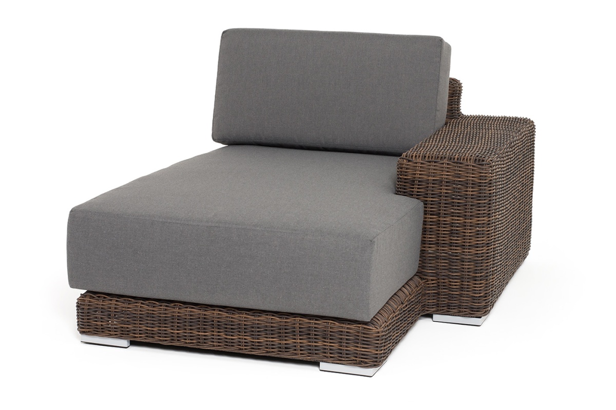 "Капри" кушетка из искусственного ротанга