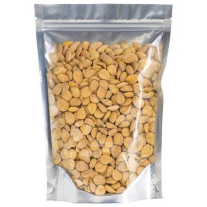 Пакеты дой-пак с замком ZIP LOCK, металлизированная + прозрачная стенка, 140х200 + 40 мм, КОМПЛЕКТ 100 штук, 70 мкм, BRAUBERG, 700684