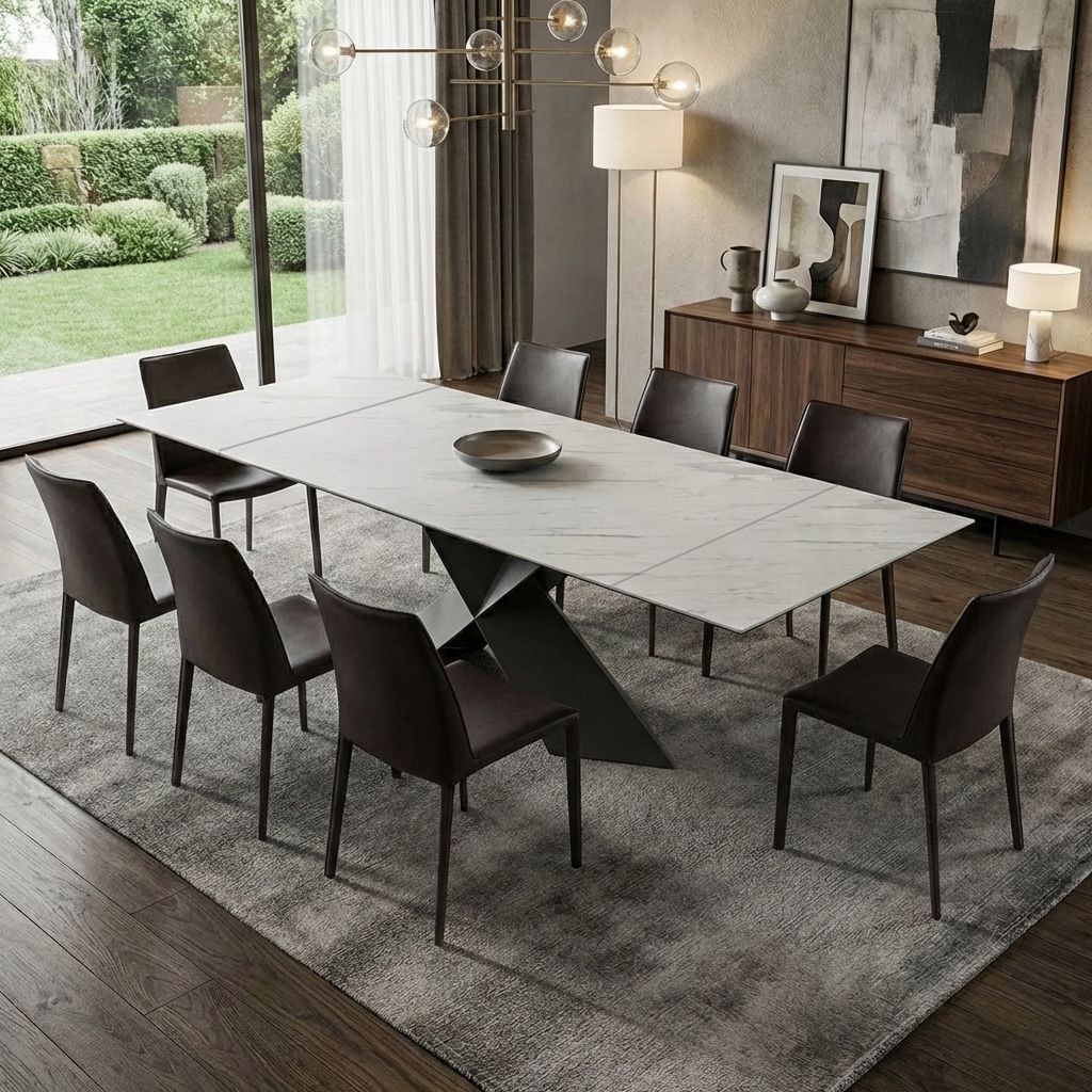 Стул Рольф, кожа черный