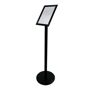 Рекламная стойка поворотная ALUSNAP-STAND черная, A4