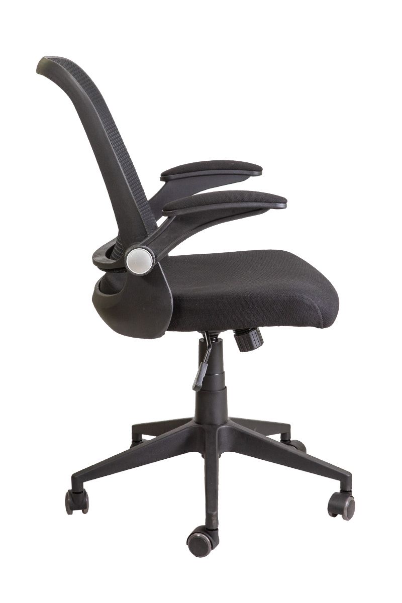 Кресло поворотное Milan, черный, сетка