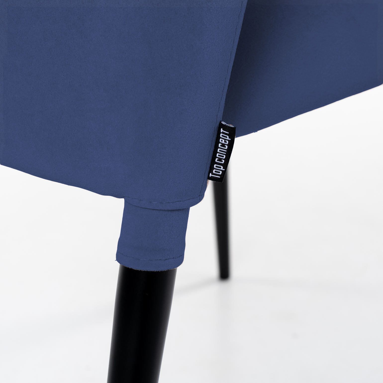 Стул Альберт, бархат синий 29