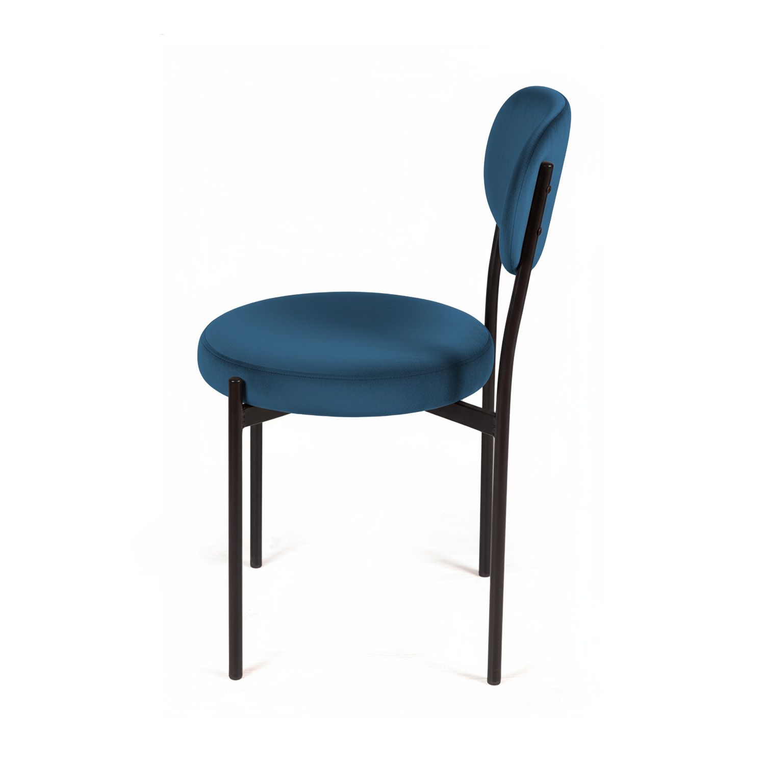 Стул Мейсон, бархат синий 29