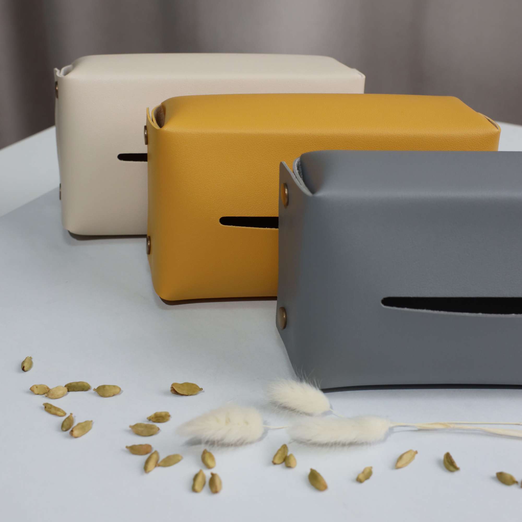 Салфетница COLLETTE, серый, 21*12*8см