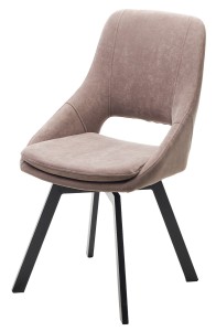 Стул АСП (ASP), 360 град. поворот. B5 Капучино, велюр / черный каркас