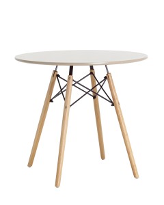 Стол Eames DSW D80 бежевый