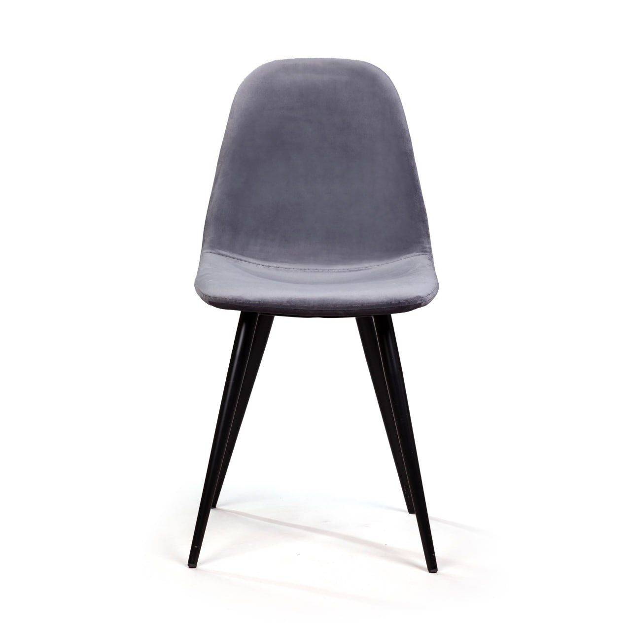 Стул Тед, бархат серый 27