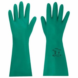 Перчатки нитриловые КЩС, ULTRA STRONG, химически устойчивые, х/б напыление, размер 10-10,5 XL (очень большой), RABBITEX (РАББИТЕКС), 700913