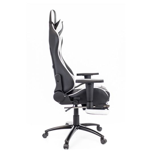 Кресло компьютерное Lotus S1 экокожа белый