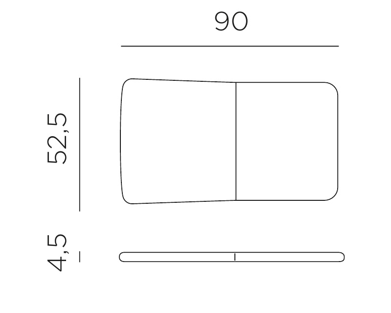 Подушка для лаунж кресла Doga Relax авокадо