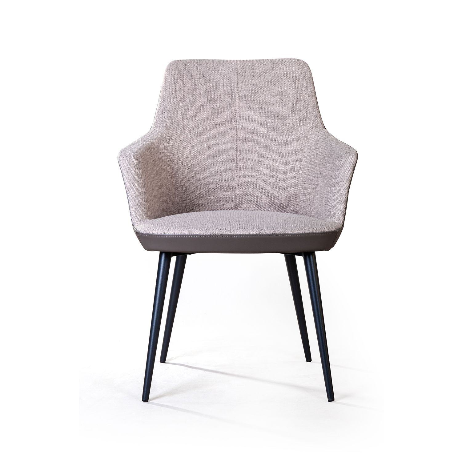 Стул с подлокотниками Франк, рогожка комби бежевый