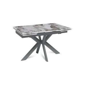 Стол раскладной Стронг (120+30+30), керамика глянцевая Pandora