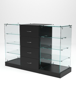 Прилавок "ИСТРА" №12+13+12, Черный