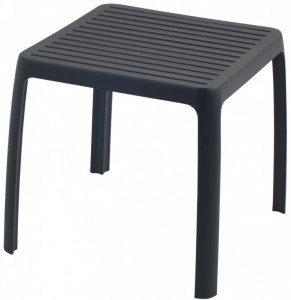 Столик пластиковый для шезлонга Wave Side Table антрацит
