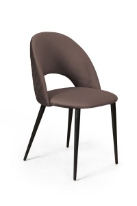 Стул Макс ромб, бархат антрацит 14