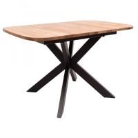 Стол раздвижной Вейв Лайт, 120(160)*80, дуб натуральный, массив