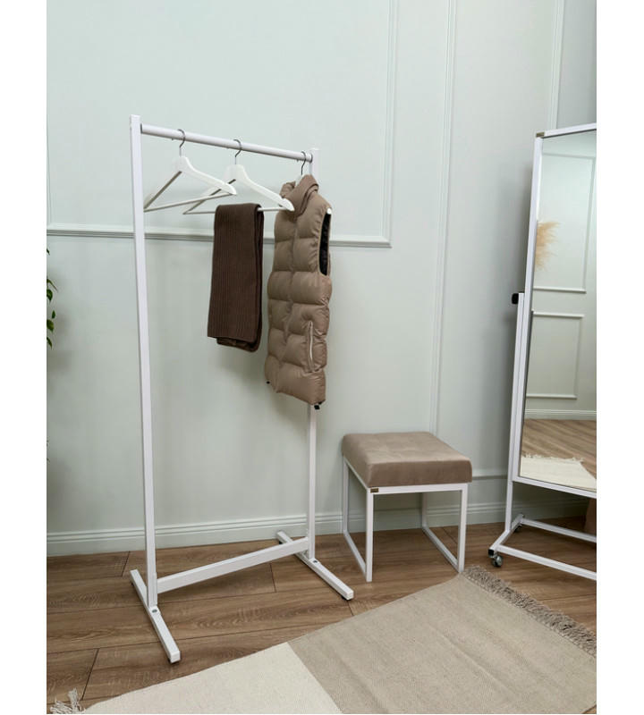 Вешалка напольная 600 мм (белый)