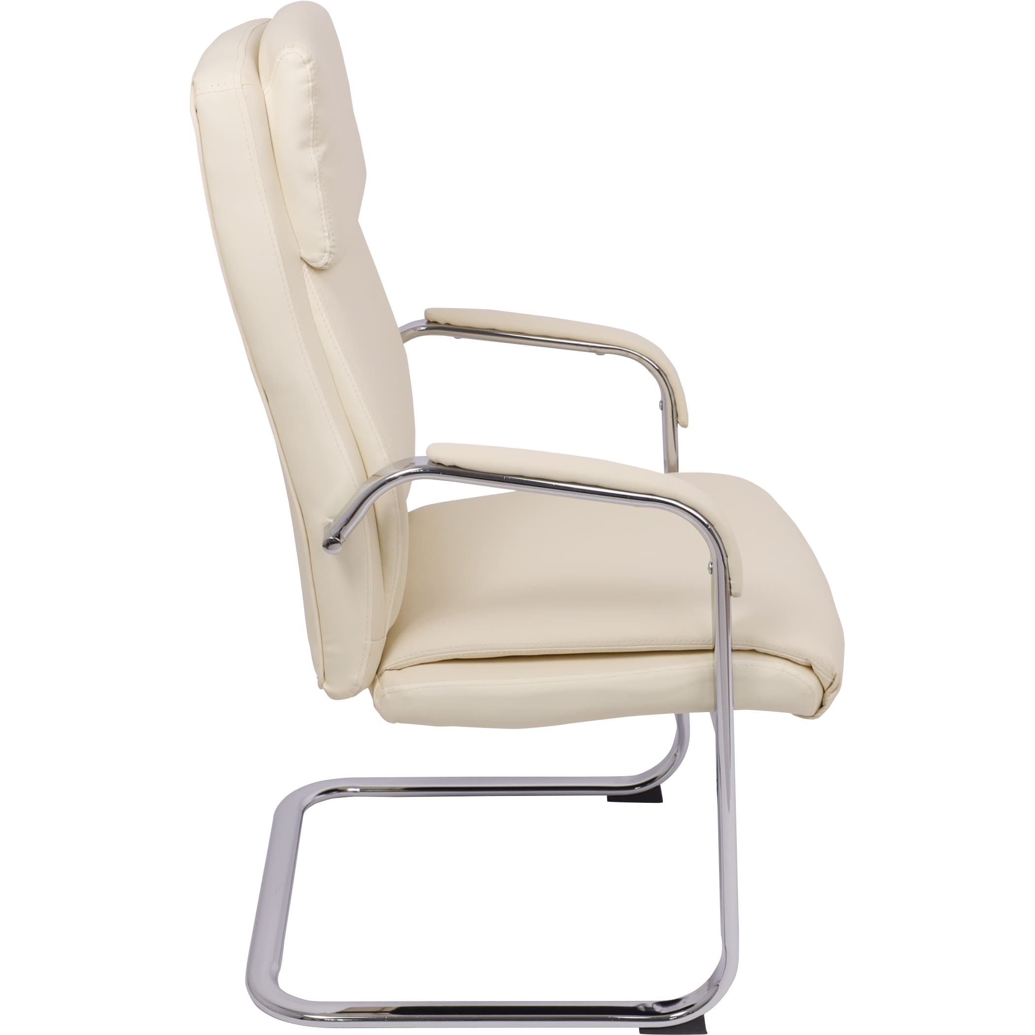 Стул барный Lima, кремовый, экокожа