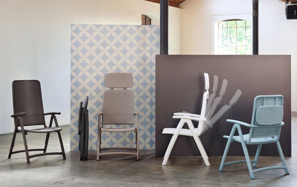 Кресло пластиковое складное Darsena агава