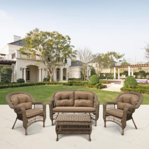 Плетеный комплект для отдыха LV-520BB Beige-Beige