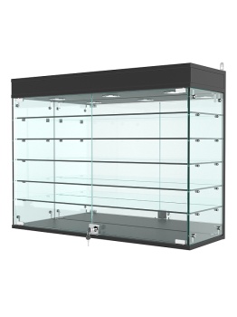 Витрина "АТРИУМ" настенная №3А-6Г, Черный