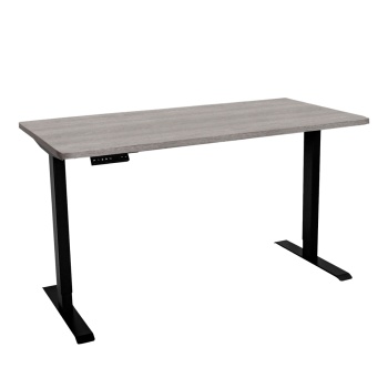 Стол с регулировкой высоты электрический LuxAlto LA-T33-SR2 черный/дуб бежево-серый ЛДСП 120*60*2.5