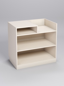 Прилавок под кассу "ТОРГОВЫЙ" №3, Крем Вайс