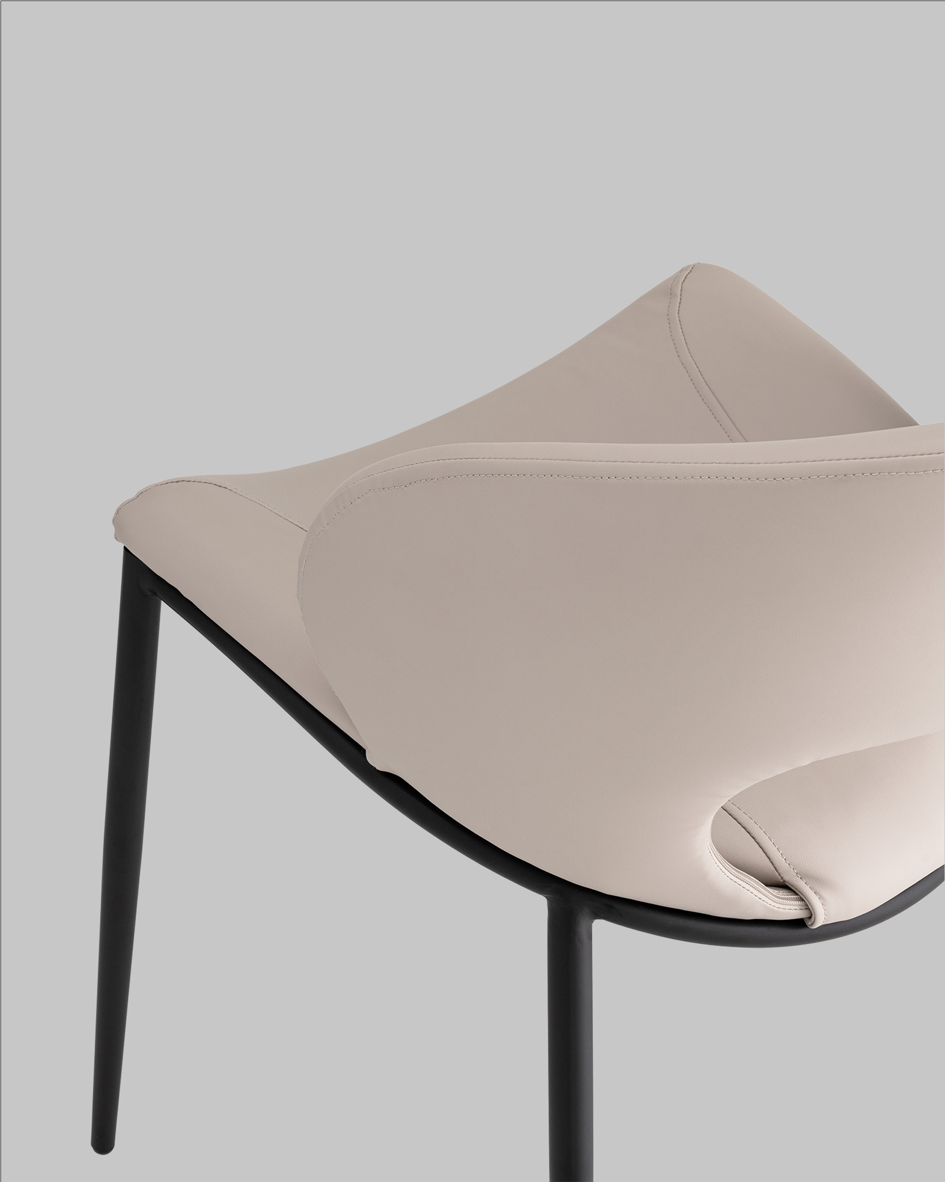 Стул Вивьен иск.кожа светло-бежевый