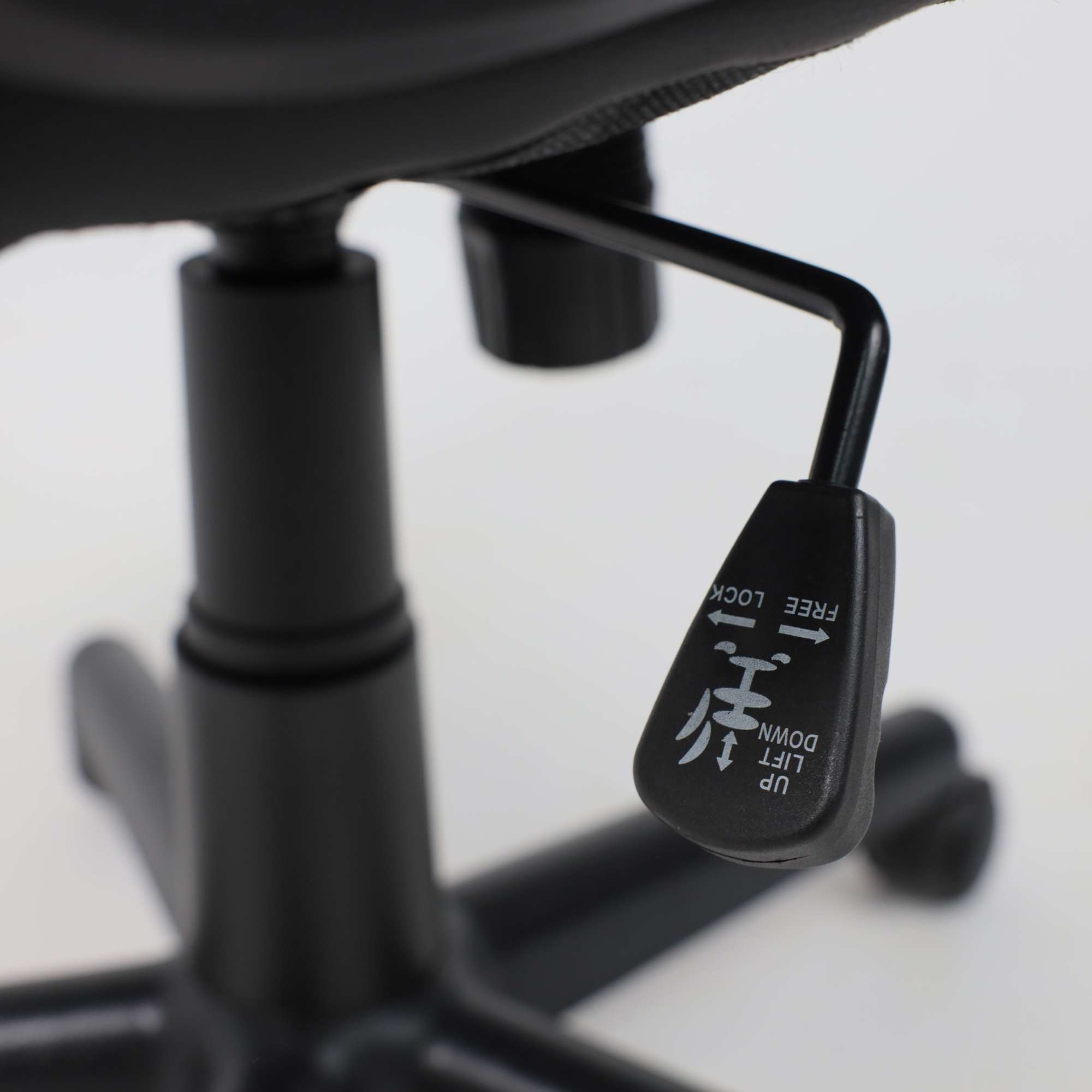 Кресло поворотное Flaviy, черный/серый/салатовый, ткань